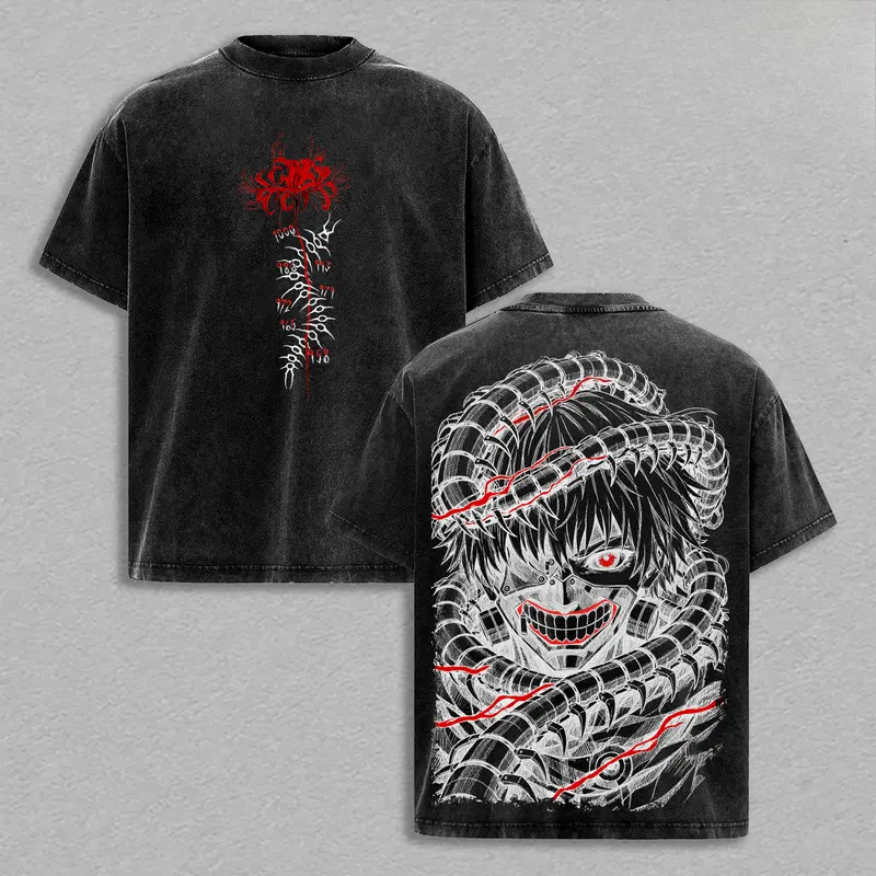 T-shirt rétro Manga Kaneki Ken - Street Fashion Tokyo avis et prix